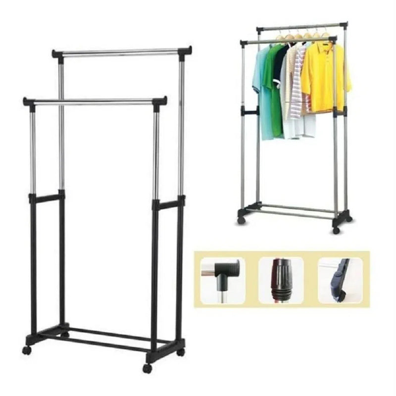 Organizador de Ropa Tubo Ajustable