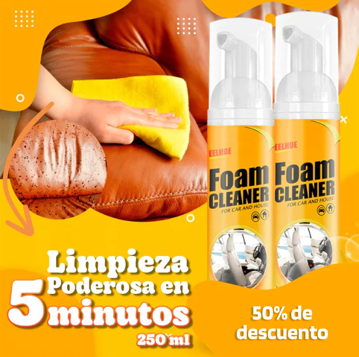 Espuma limpiadora multiusos en spray (2 UNIDADES)