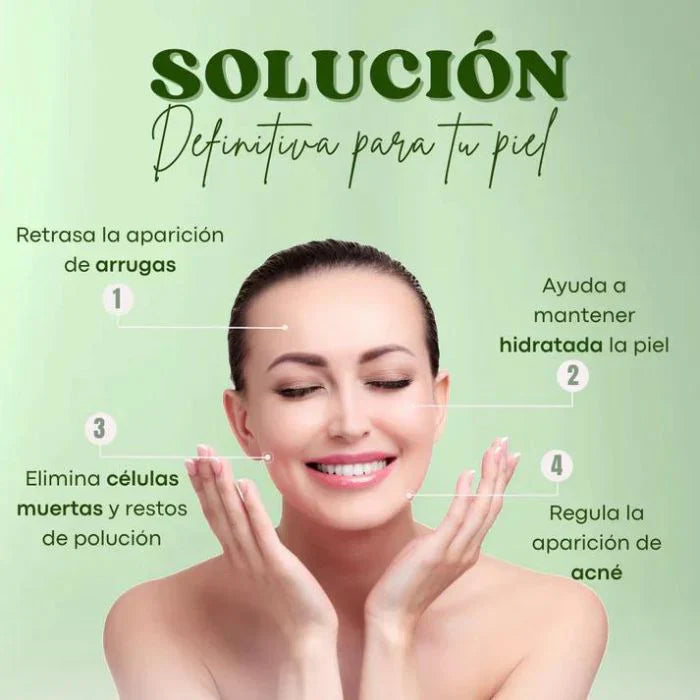 barra te verde + 2 mascarilla aloe vera