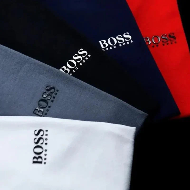 Liquidación de fábrica - ¡Paga por 5 camisetas Hugo Boss y recibe un perfume Acqua di Gio gratis!