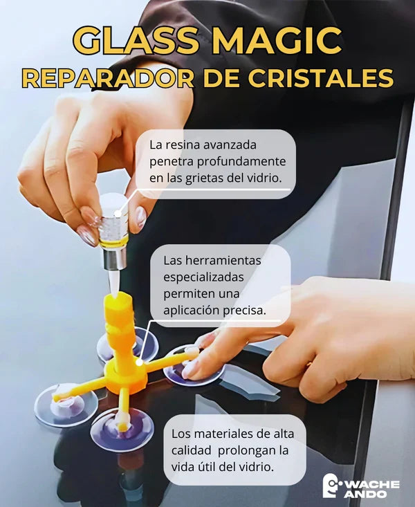 GLASS MAGIC™: REPARACIÓN RÁPIDA Y EFECTIVA PARA CRISTALES